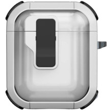 Футляр протиударний Locking Button для навушників Airpods 1/2 – Білий