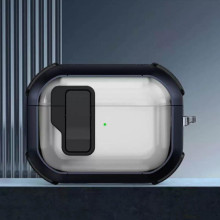 Футляр протиударний Locking Button для навушників Airpods Pro 2 / Pro – Блакитний