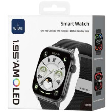 Смарт-годинник WiWU SW08 Smart sports watch (call version) – Чорний