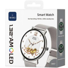 Смарт-годинник WiWU SW07 Smart sports watch (call version) – Срібний