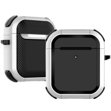 Футляр противоударный Black ed. для наушников Airpods 1/2 – Белый