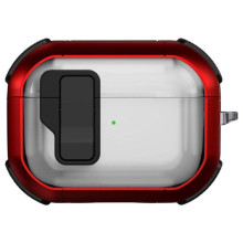 Футляр противоударный Locking Button для наушников Airpods Pro 3 – Красный