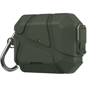 Ударопрочный футляр Titan Armor для наушников Airpods 3 – Зеленый