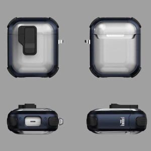 Футляр противоударный Locking Button для наушников Airpods 1/2