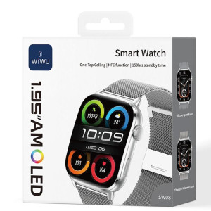 Смарт-часы WiWU SW08 Smart sports watch (call version) – Серебряный
