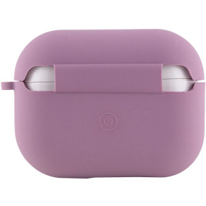 Силиконовый футляр с микрофиброй для наушников Airpods Pro