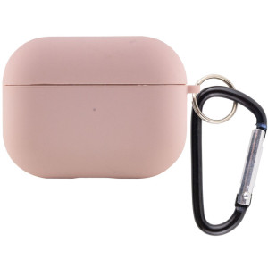 Силиконовый футляр с микрофиброй для наушников Airpods Pro