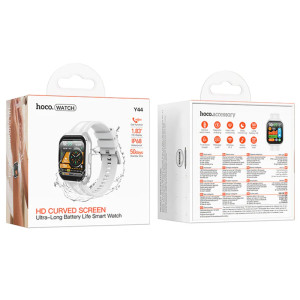 Смарт-часы Hoco Y44 Smart sports watch (call version) – Серебряный