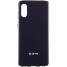 Чехол Silicone Cover Full Protective (AA) для Samsung Galaxy A02 – Темно-синий