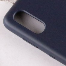 Чохол Silicone Cover Full Protective (AA) для Samsung Galaxy A02 – Темно-синій