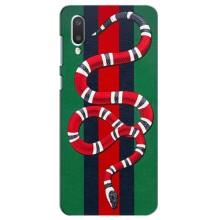 Чохли  GUCCI для Самсунг А02 (AlphaPrint) (Gucci змія)