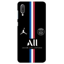 Чохли PSG для Самсунг А02 (AlphaPrint) (футболка ПСЖ)