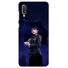 Чохол з картинкою Венсдей на Samsung Galaxy A02 (Венсдей з парасолькою)