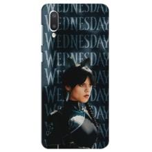 Чохол з картинкою Венсдей на Samsung Galaxy A02 (Вендсдей з ушками)