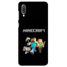 Чохол Майнкрафт на Самсунг А02 (AlphaPrint) Minecraft (герої Minecraft)