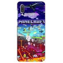 Чехол Майнкрафт для Samsung Galaxy A02 (MINECRAFT)