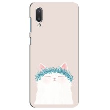 Чехол на тематику: Коты для Samsung Galaxy A02 (Белый котик)