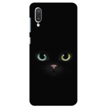Чехол на тематику: Коты для Samsung Galaxy A02 (Черный Котик)