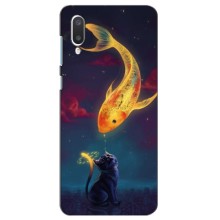Чехол на тематику: Коты для Samsung Galaxy A02 (Встреча)