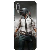 Силиконовый чехол с картинкой "Герой Pubg" на Самсунг А02 (Пабг)