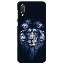 Чехол с картинкой на Samsung Galaxy A02 (Лев - синий)