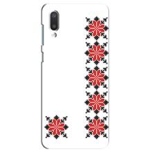 Силиконовый Чехол на Samsung Galaxy A02 с картинкой Вышиванки (Силуэт вышиванки)