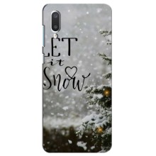 Новогодние, Праздничные Чехлы для Samsung Galaxy A02 - 2024 год (Let it snow)