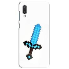 Чехлы для Samsung Galaxy A02 (Персонажи Майн Крафт) (Меч)