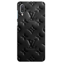 Текстурный Чехол Louis Vuitton для Самсунг А02 (Черный ЛВ)
