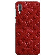 Текстурный Чехол Louis Vuitton для Самсунг А02 (Красный ЛВ)