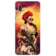 ЗСУ Чохли (TPU) для Самсунг А02 (Жінка солдат)