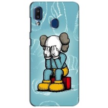 Чехлы для Samsung Galaxy a20 2019 (A205F) - Bearbrick Louis Vuitton (PREMIUMPrint) (Плач Bearbrick)