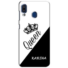 Чехлы для Samsung Galaxy a20 2019 (A205F) - Женские имена (KARINA)