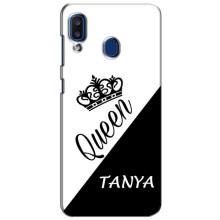 Чехлы для Samsung Galaxy a20 2019 (A205F) - Женские имена (TANYA)