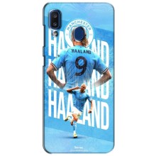 Чехлы с принтом для Samsung Galaxy a20 2019 (A205F) Футболист – Erling Haaland