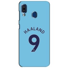 Чехлы с принтом для Samsung Galaxy a20 2019 (A205F) Футболист (Ерлинг Холанд 9)