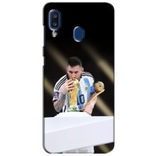 Чехлы Лео Месси Аргентина для Samsung Galaxy a20 2019 (A205F) (Кубок Мира)
