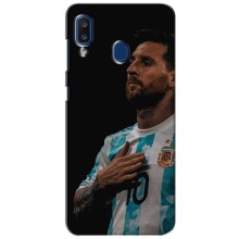 Чехлы Лео Месси Аргентина для Samsung Galaxy a20 2019 (A205F) (Месси Капитан)