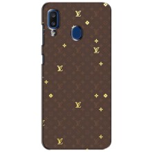 Чехлы Луи Витон для Samsung Galaxy a20 2019 (A205F) (AlphaPrint - LOUIS VUITTON) (дизайн Луи Витон)