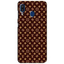 Чехлы Луи Витон для Samsung Galaxy a20 2019 (A205F) (AlphaPrint - LOUIS VUITTON) (лого LOUIS VUITTON)