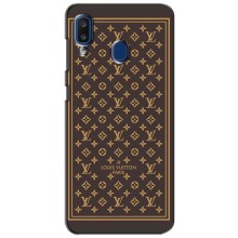 Чехлы Луи Витон для Samsung Galaxy a20 2019 (A205F) (AlphaPrint - LOUIS VUITTON) (обои LV)