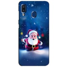 Чехлы на Новый Год Samsung Galaxy a20 2019 (A205F) (Маленький Дед Мороз)