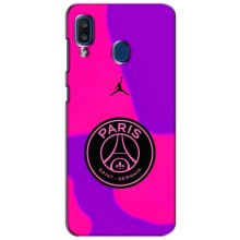 Чехлы PSG для Samsung Galaxy a20 2019 (A205F) (AlphaPrint) (яркий ПСЖ)