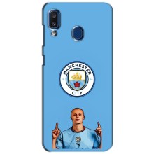 Чохли з футболістом Ерлінг Холанд для Samsung Galaxy a20 2019 (A205F) (AlphaPrint) (Холанд Манчестер Сіті)