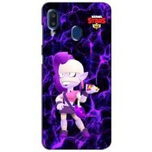 Чехлы Brawl Stars для Samsung Galaxy a20 2019 (A205F) (AlphaPrint) – Эмз Бравл Старс