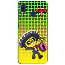 Чехлы Brawl Stars для Samsung Galaxy a20 2019 (A205F) (AlphaPrint) – Поко в самбреро