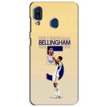 Чехлы с принтом для Samsung Galaxy a20 2019 (A205F) (Беллингем ,Реал 5)