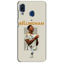 Чехлы с принтом для Samsung Galaxy a20 2019 (A205F) (Беллингем Реал)