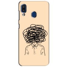 Чехлы со смыслом для Samsung Galaxy a20 2019 (A205F) (Мысли)