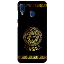 Чехлы VERSACE для Самсунг А20 (2019) (PREMIUMPrint) – Logo Versace